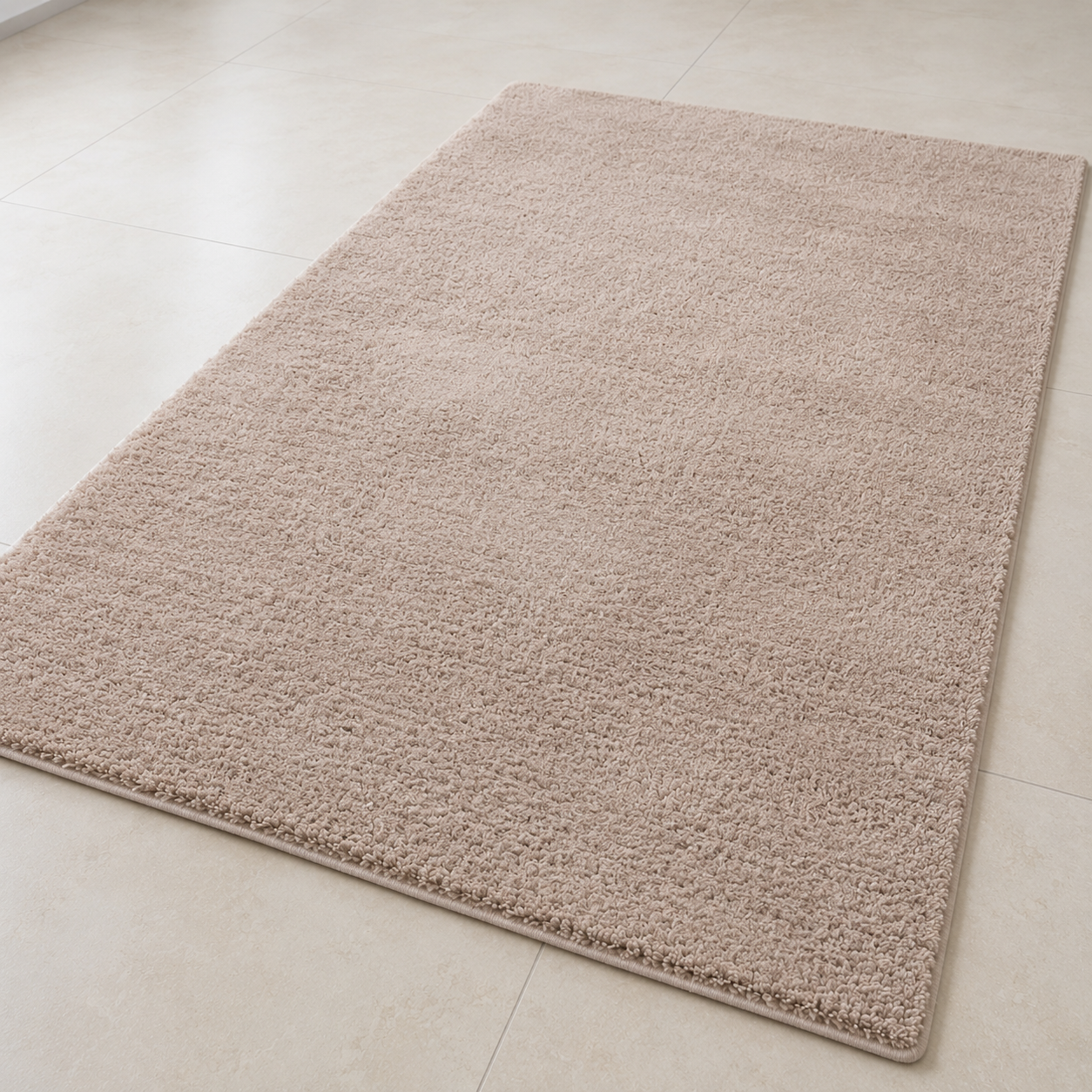 Tepih Aksu Royal Bezhë Anti Slip – Tepih i Butë për Sallon dhe Dhomë Gjumi