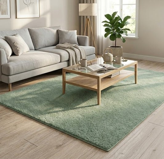 Tepih Modern Aksu Royal Mentë Anti-Slip për Sallon dhe Dhomë Gjumi