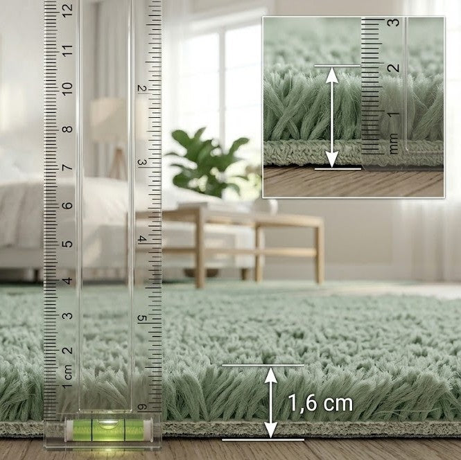 Tepih Modern Aksu Royal Mentë Anti-Slip për Sallon dhe Dhomë Gjumi