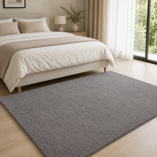 Tepih Modern Aksu Royal Antracit Anti-Slip për Sallon dhe Dhomë Gjumi